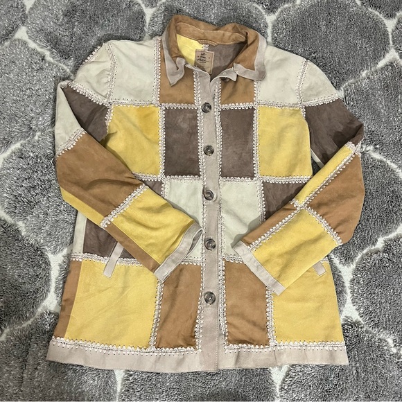 Free People Edie Crochet Patchwork Jacket - Picture 2 of 7